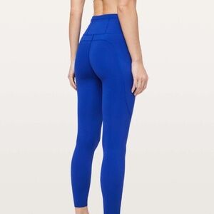 Lululemon Fast & Free 7/8 Tight II *Non-Reflective Nulux 25" Jet Stream